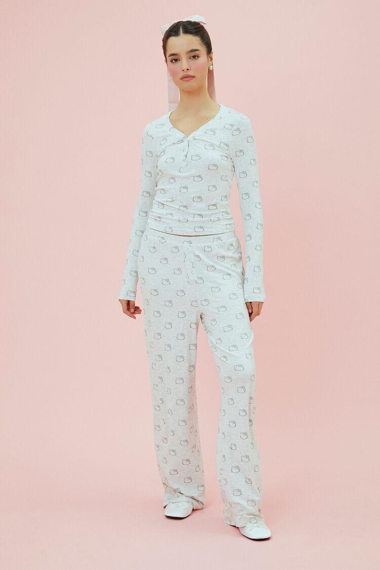 Hello Kitty Top & Pants Pajama Set | Forever 21 Product Image