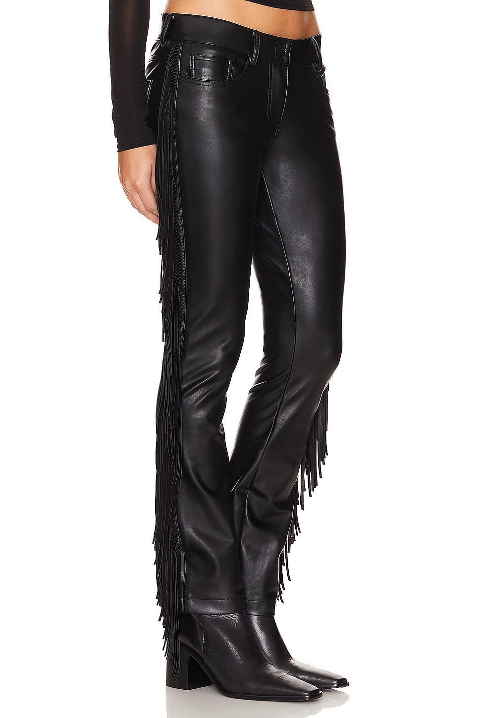 Fringe Boot Leg Jean Norma Kamali Product Image