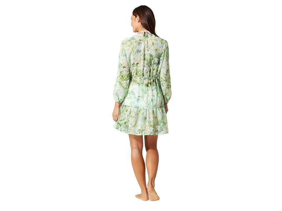 Tommy Bahama Paradise Fronds Long Sleeve Cover-Up Dress Product Image