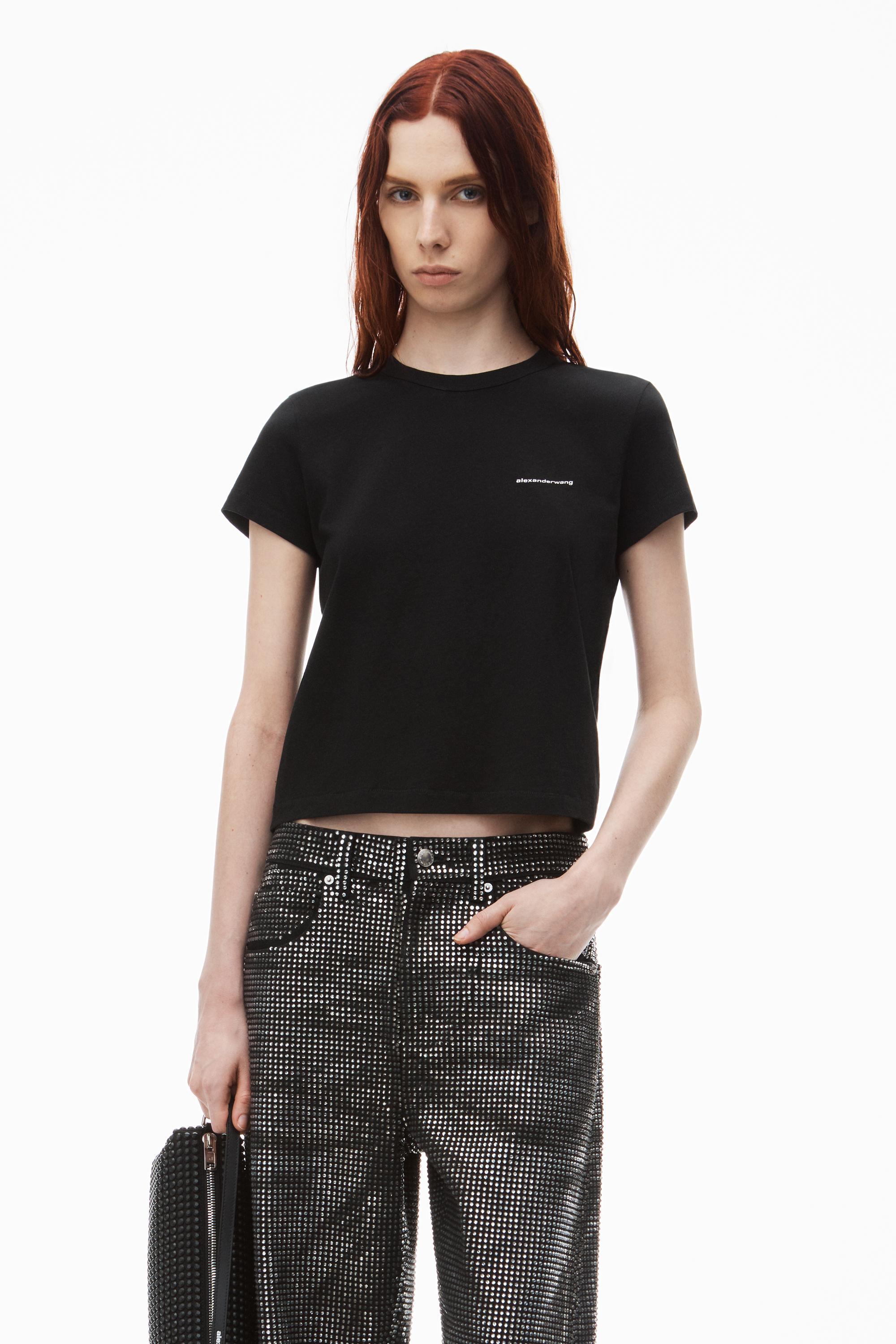 Shrunken Tee In High Twist Jersey Product Image