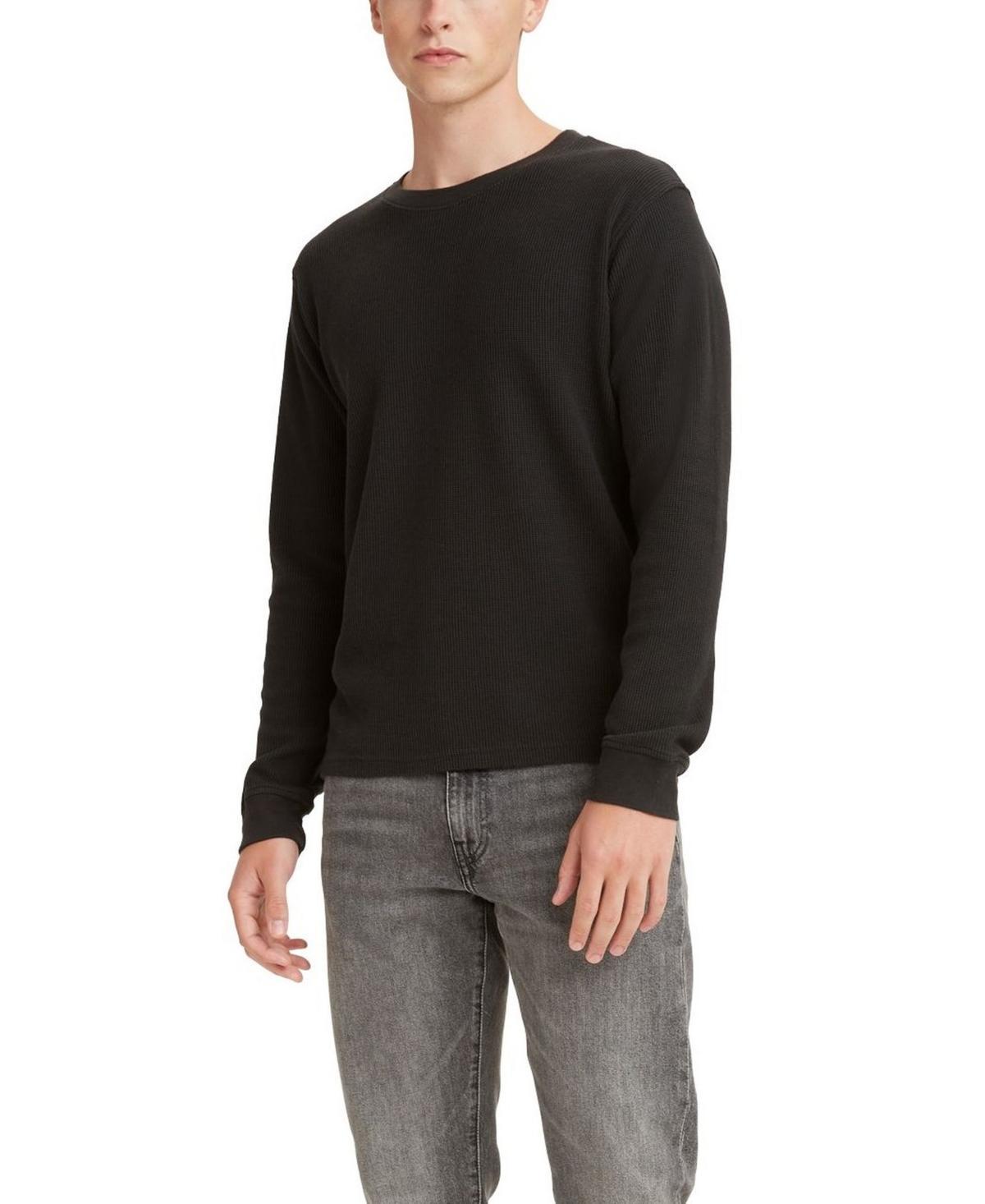 Levis Mens Waffle Knit Thermal Long Sleeve T-Shirt Product Image