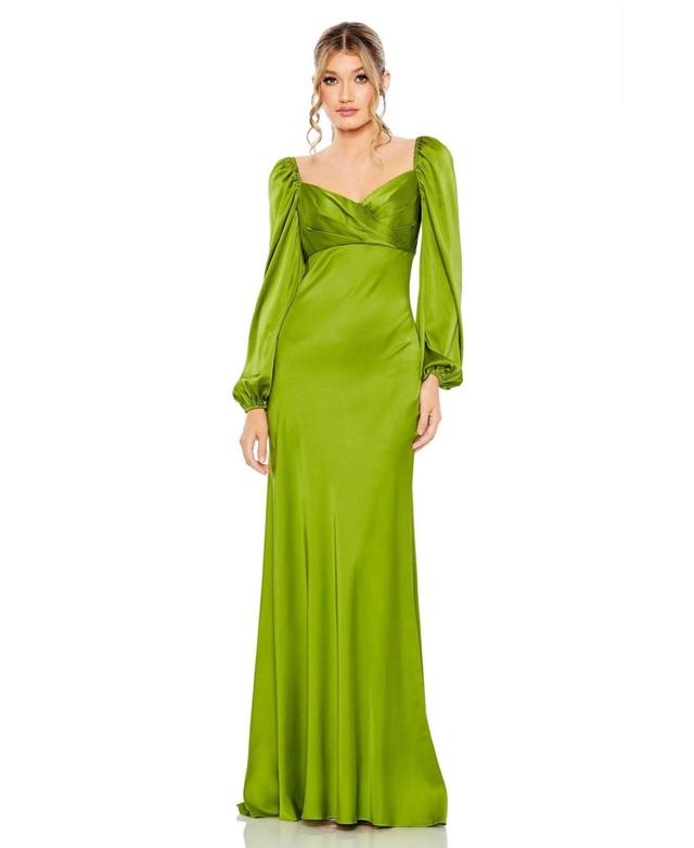 Womens Ieena Sweetheart Neckline Puff Sleeve Gown Product Image