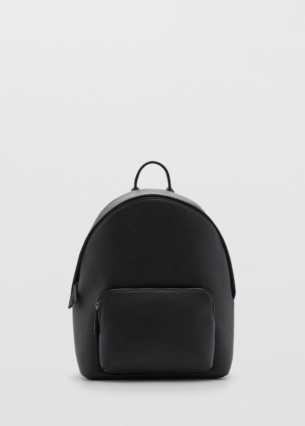 MANGO MAN - Leather-effect backpack - One size - Men Product Image