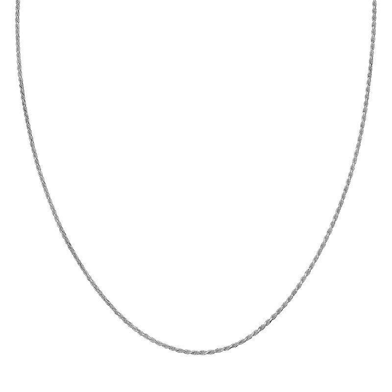 PRIMROSE Sterling Silver Rope Chain Necklace - 18 in., Womens Product Image