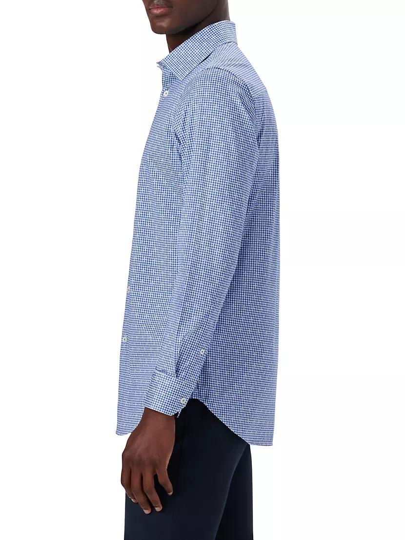 James Tech Cotton Button-Up Shirt Product Image