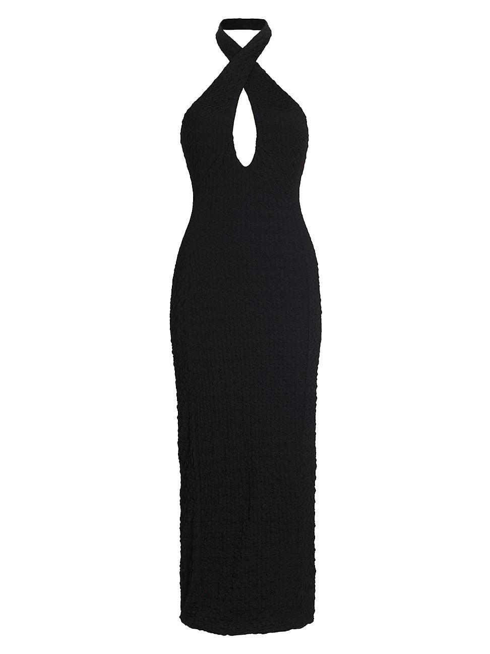 Womens Milca Textured Keyhole Dress Product Image