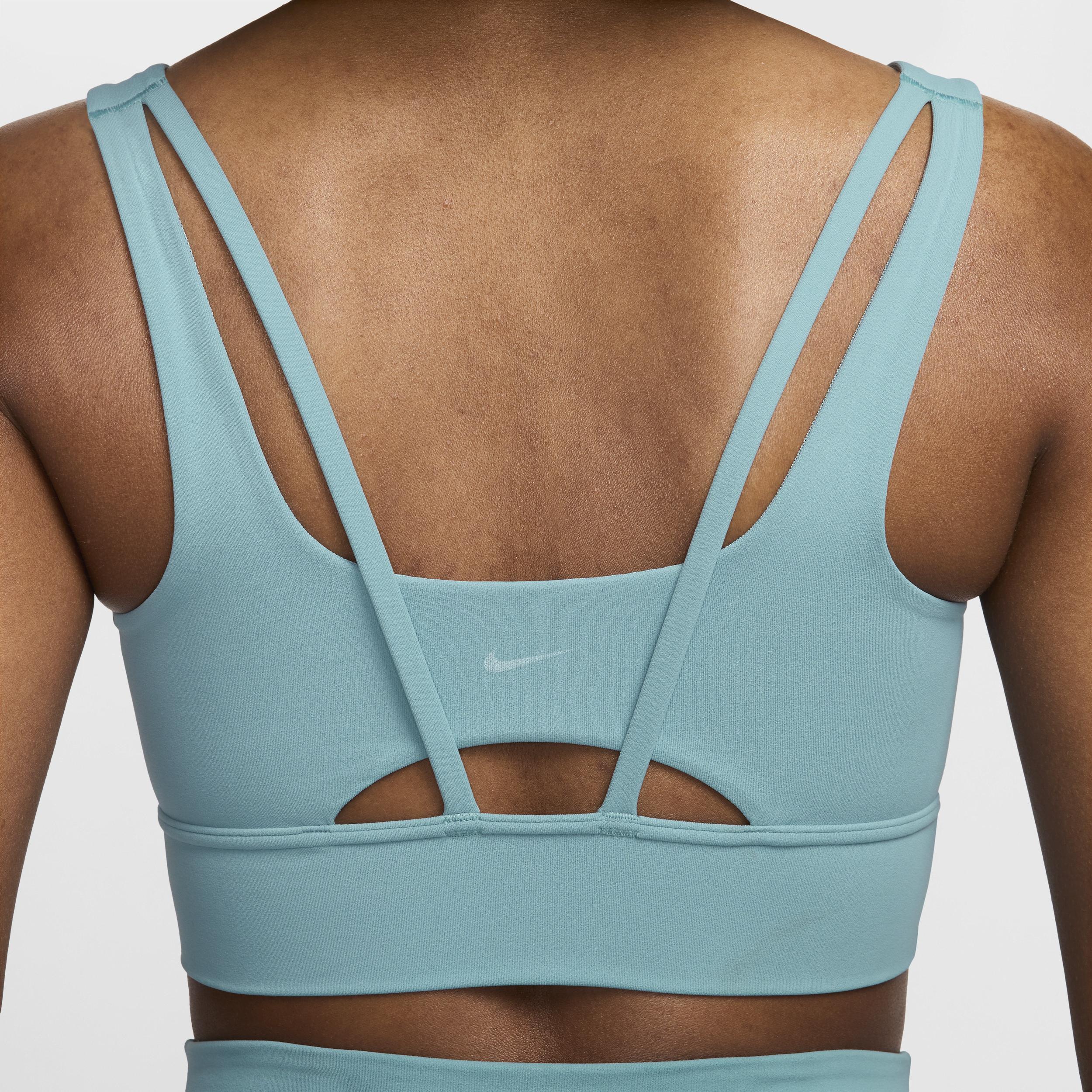 Nike Womens Zenvy Medium-Support Padded Longline Sports Bra Product Image