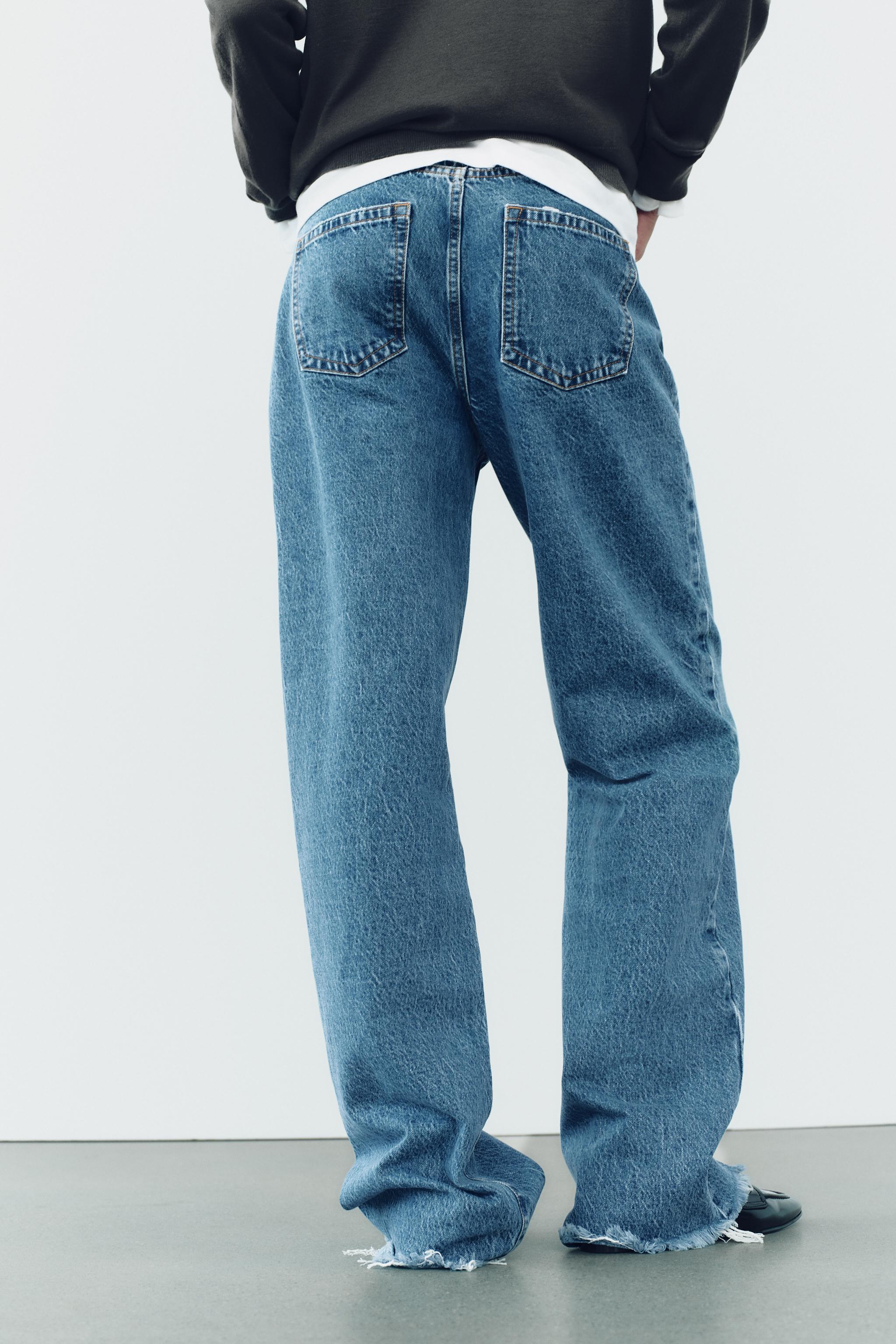 Z1975 MID RISE RIPPED CUT OUT STRAIGHT LEG JEANS Product Image