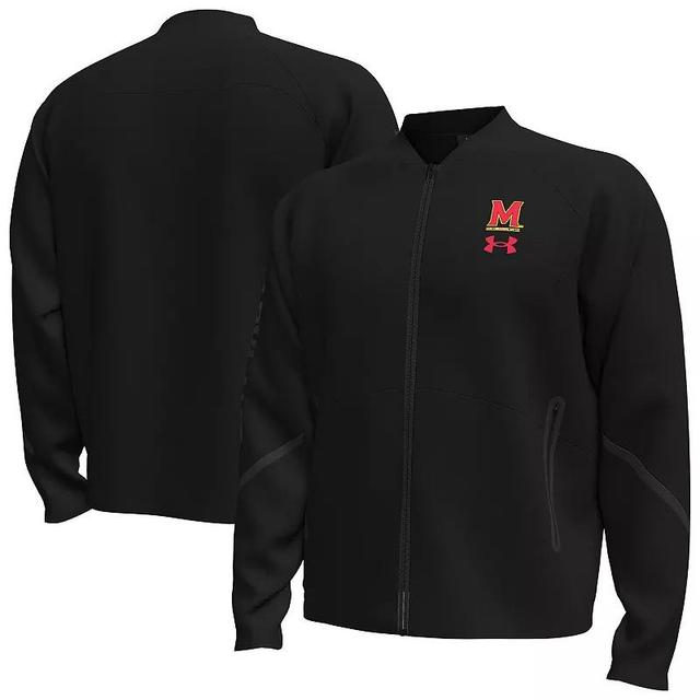 Mens Under Armour Maryland Terrapins Unstoppable Full-Zip Bomber Jacket Product Image