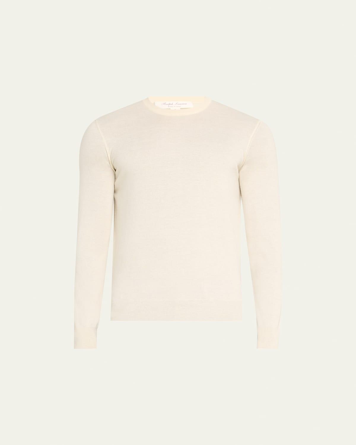 Mens Cashmere Crewneck Sweater Product Image