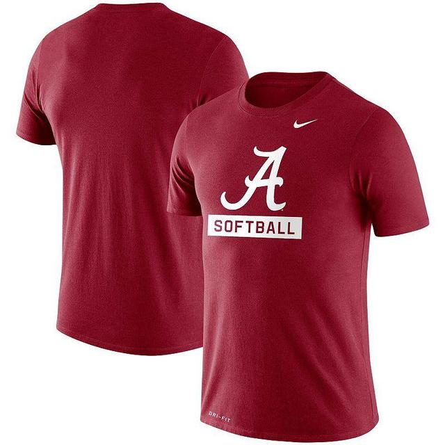 Mens Nike Crimson Alabama Crimson Tide Softball Drop Legend Performance T-Shirt Product Image