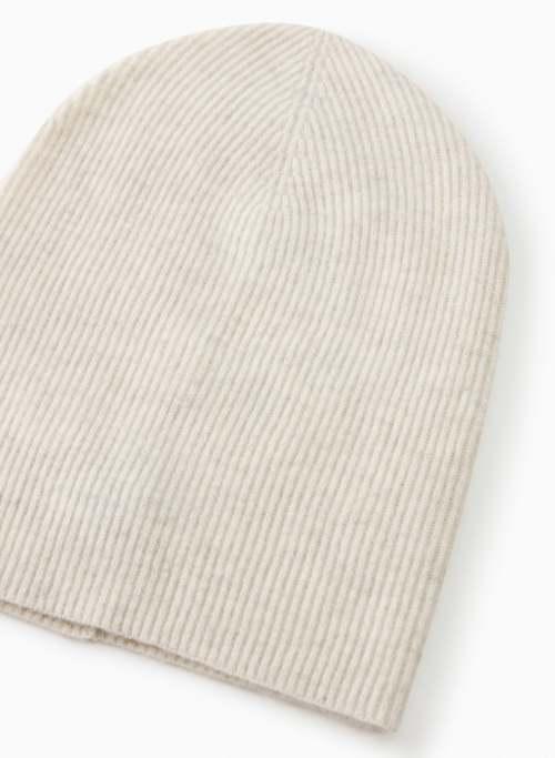 cashmere rib slouchy beanie Product Image