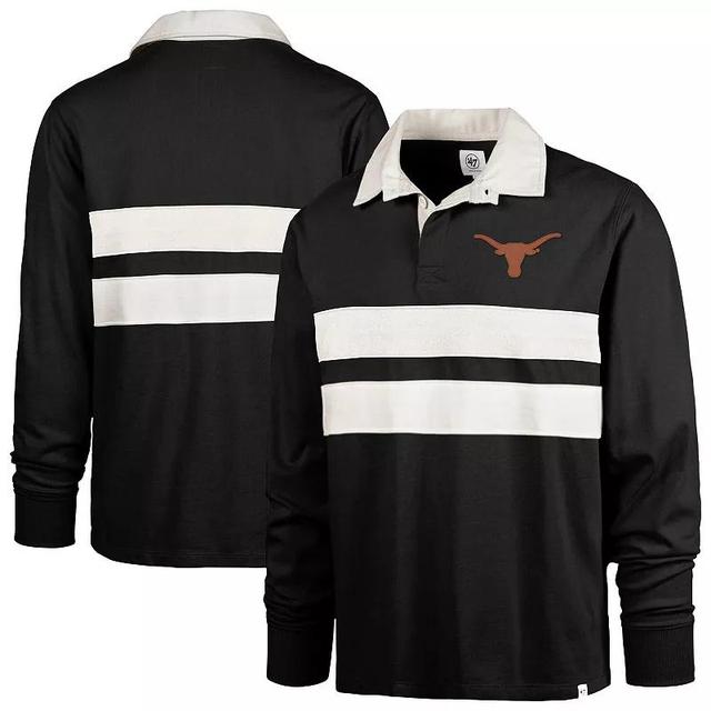 Mens 47 Texas Longhorns Clubhouse Knox Thames Long Sleeve Rugby Polo Product Image