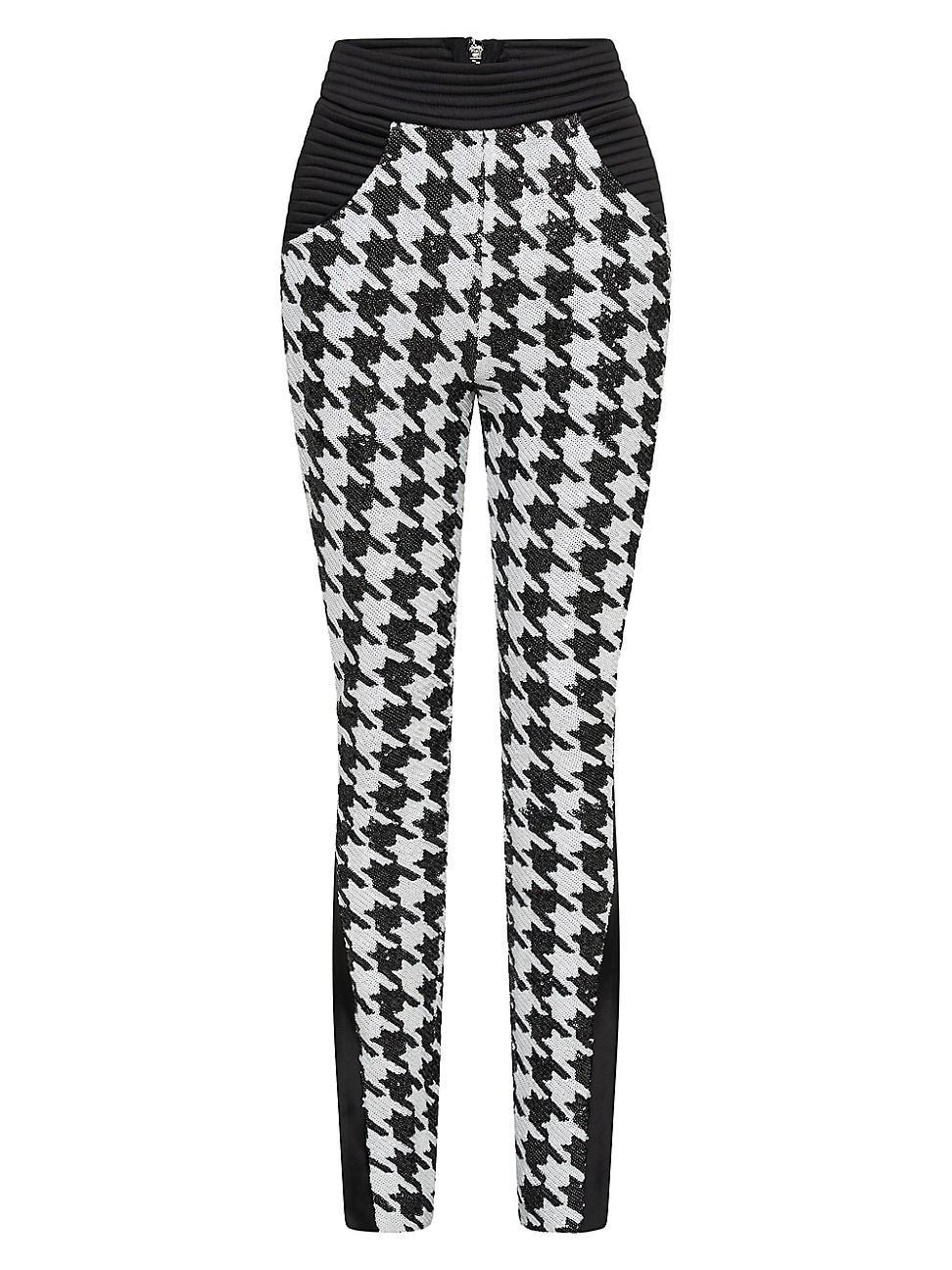 Womens Down In Flames Houndstooth Pants Product Image