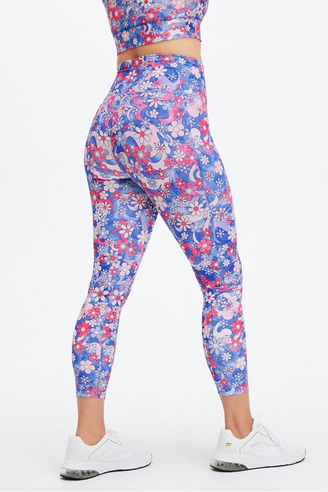 Fabletics Ultra High-Waisted PureLuxe 7/8 Womens Freedom Floral Size M Product Image