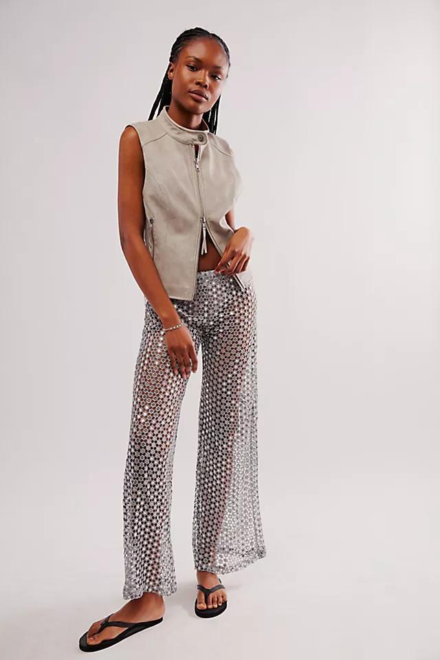 FP x EastNWestLabel Mirror Sequin Sheer Pants Product Image