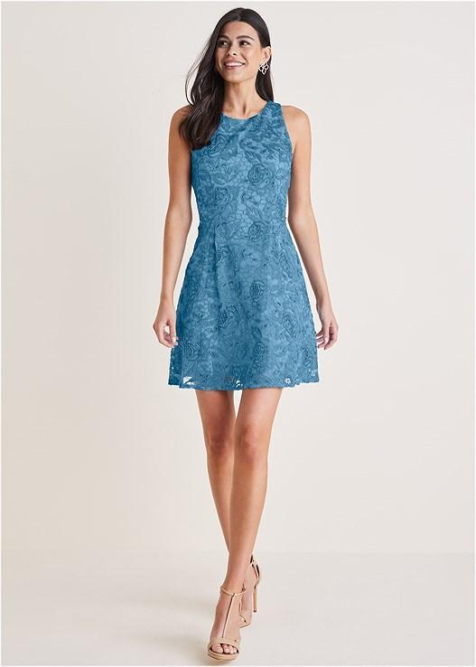 All Over Lace Mini Dress Product Image