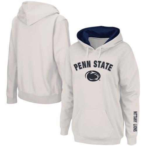 Womens White Penn State Nittany Lions Arch & Logo 1 Pullover Hoodie Product Image