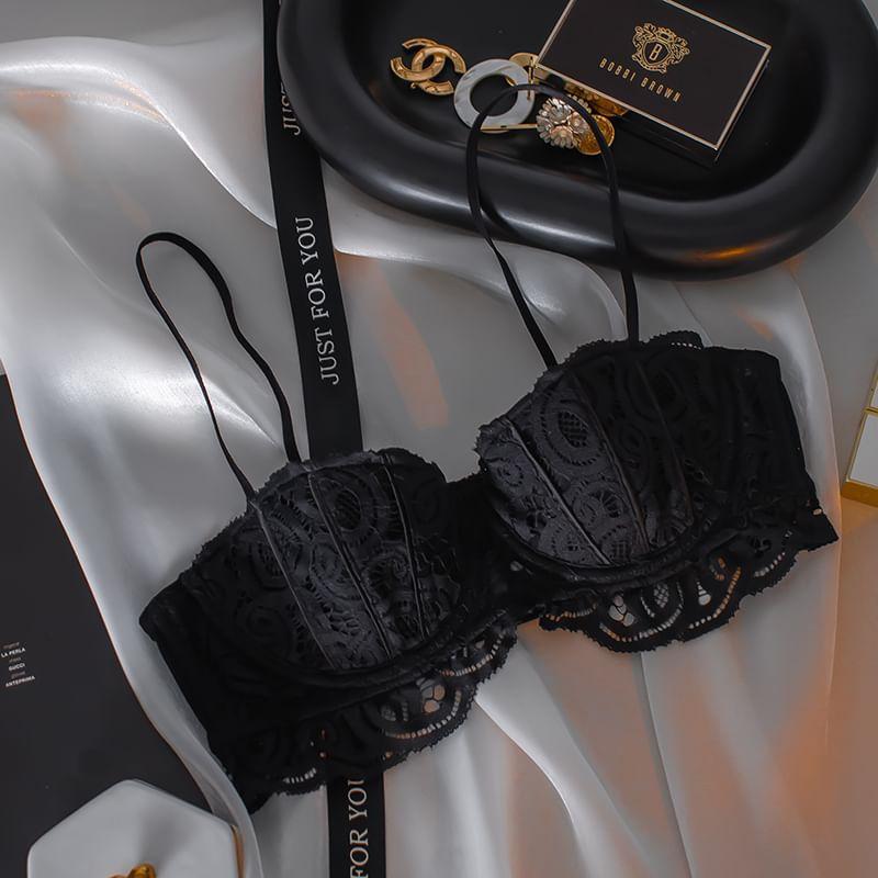 Plain Lace Bra Product Image