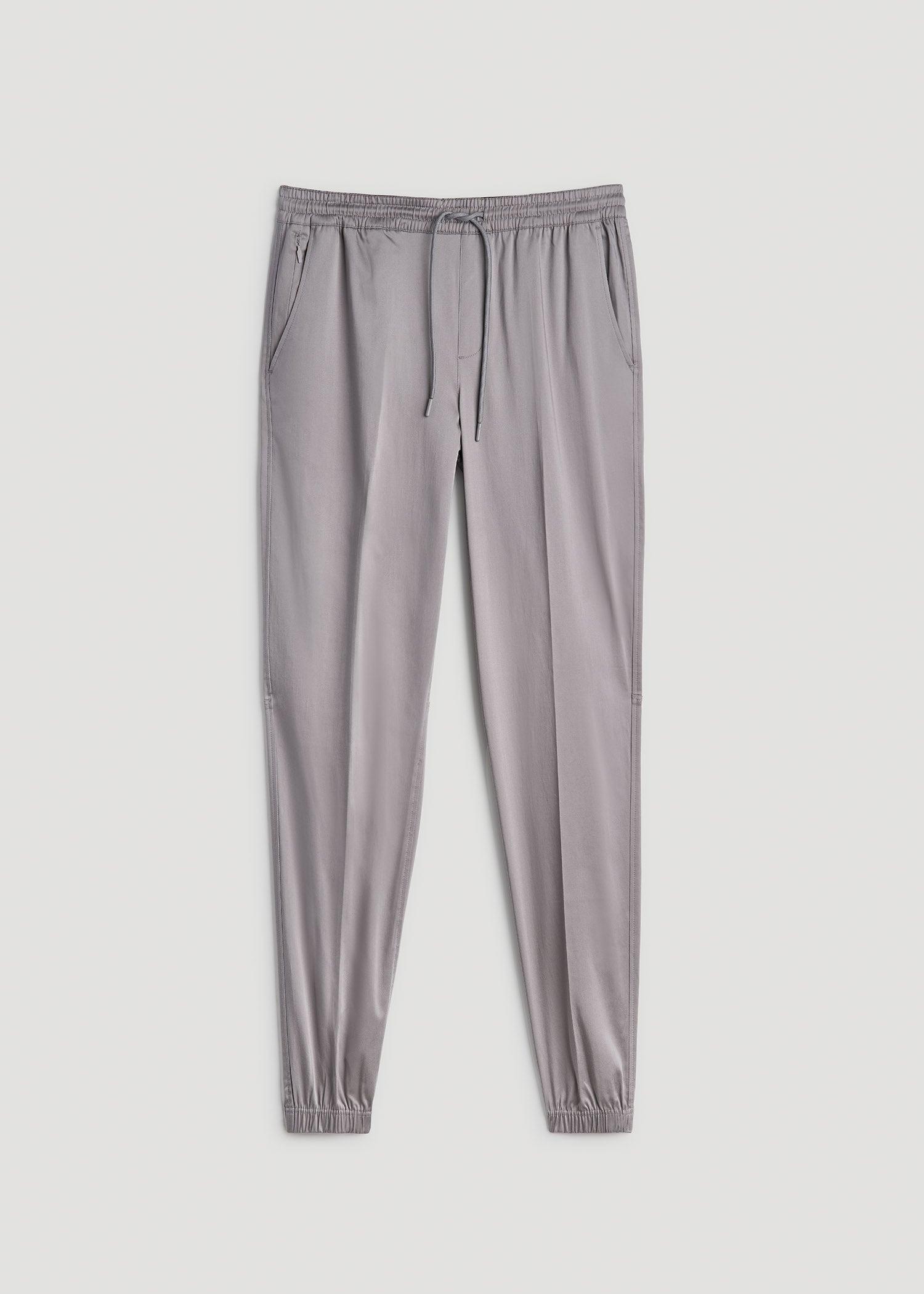 Stretch Twill Tall Men's Jogger Pants in Owl Grey Product Image