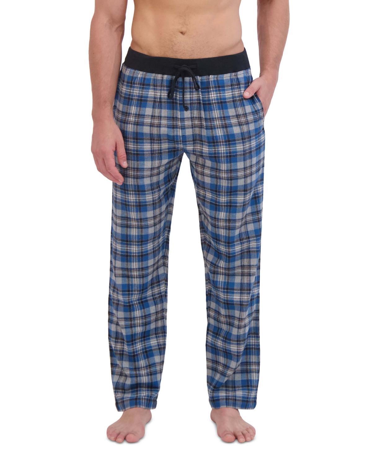 Hanes Mens Ultimate Ultra Soft Plaid Flannel Pajama Pants Product Image