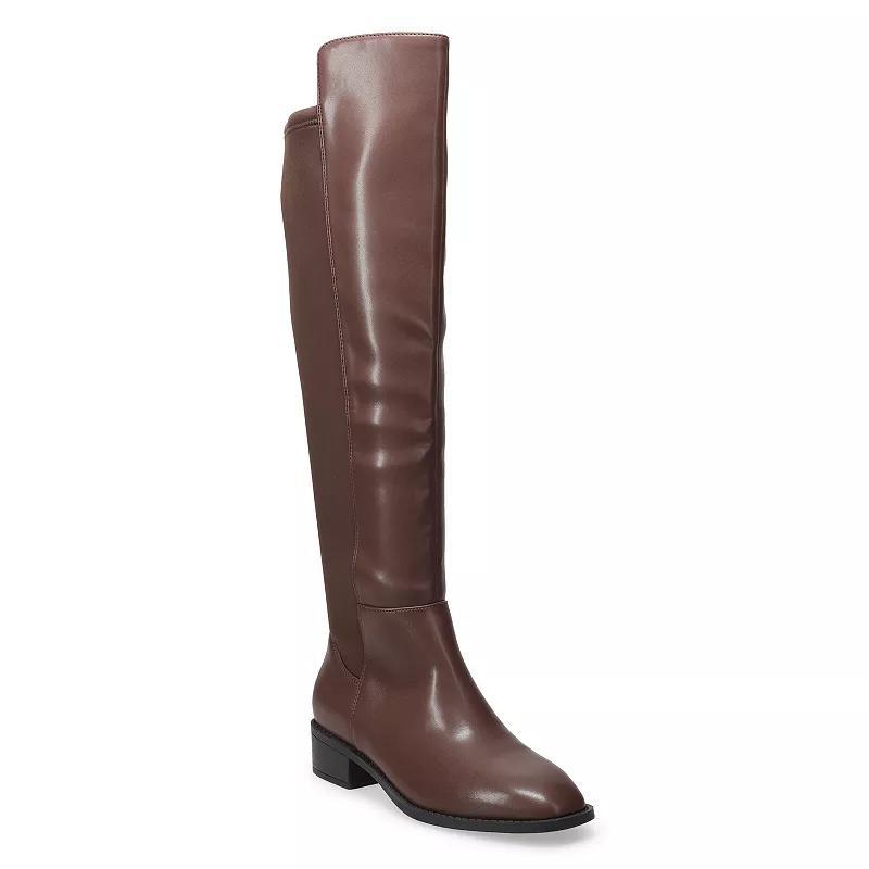 SO Womens Tall Stretch Boots Brown Product Image