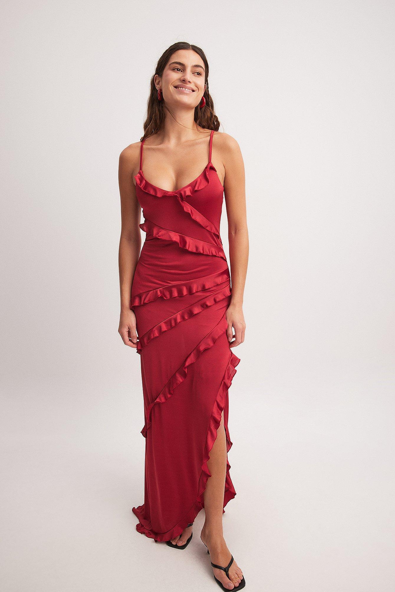 Frill Maxi Dress Product Image