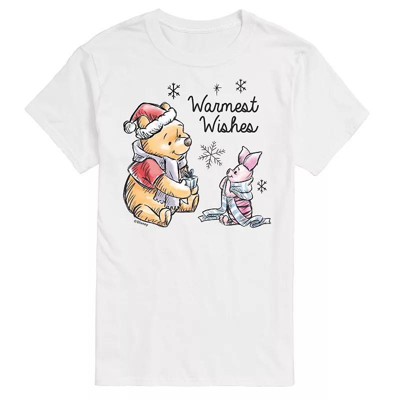 Disneys Winnie The Pooh Mens Warmest Wishes Graphic Tee Product Image