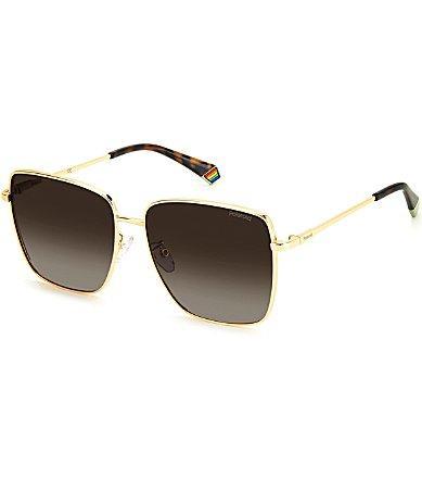 Polaroid Womens PLD6164GS 59mm Square Sunglasses Product Image