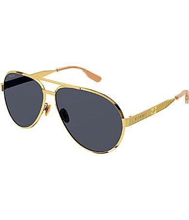 Gucci Mens Port Royale 64mm Navigator Sunglasses Product Image