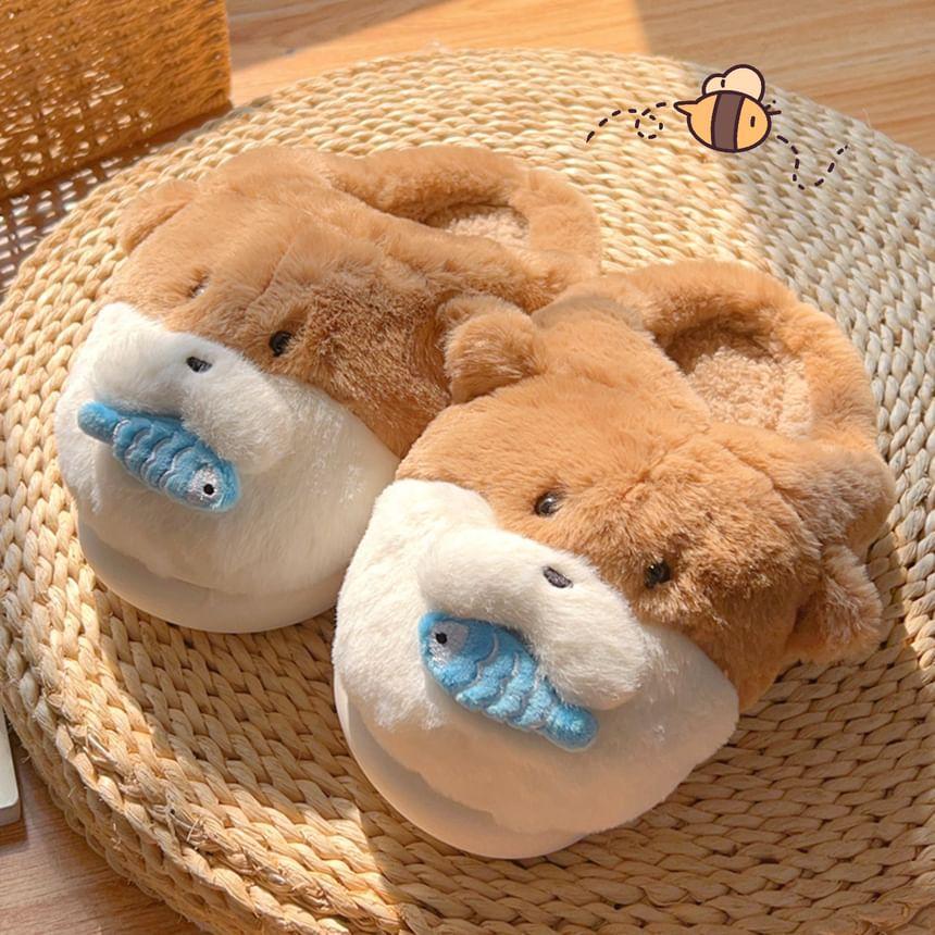 Otter Chenille Home Slippers Product Image