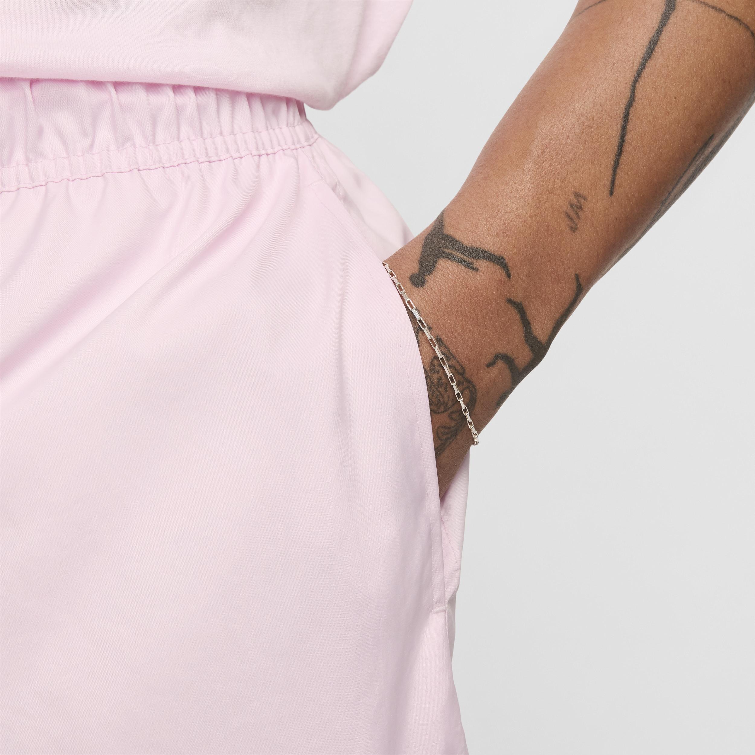 Nike Mens Nike Club Flow Shorts - Mens Pink Foam/White Product Image