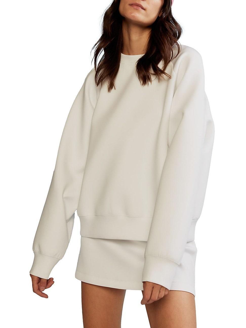 Womens Bonded Stretch Pullover Sweatshirt Product Image