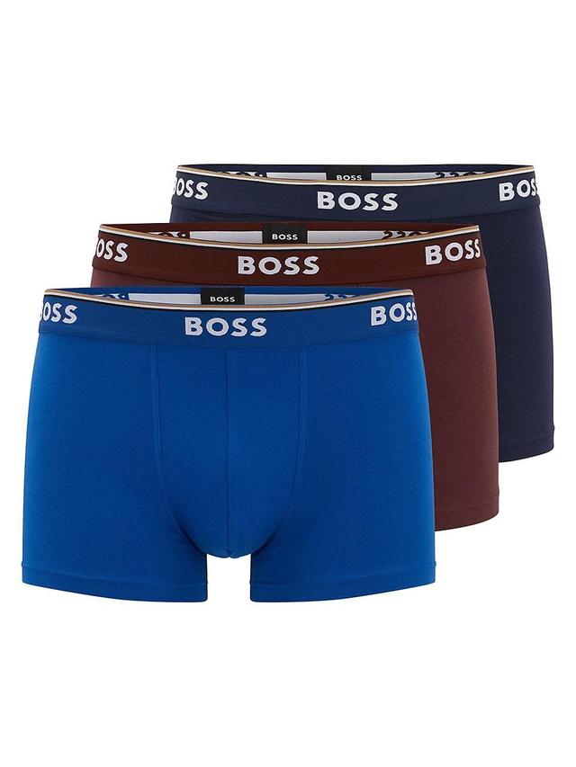 Mens Regular-Rise Boxer Brief Trunks Product Image