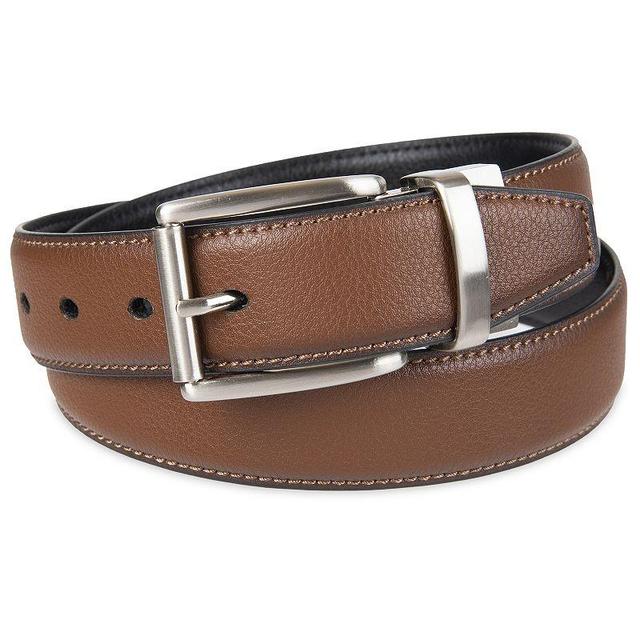 Mens Dockers Reversible Stretch Casual Belt Black Red Product Image