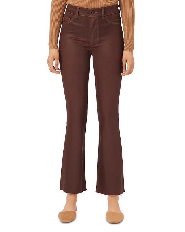 DL1961 Bridget High Rise Ankle Bootcut Jeans in Chocolate Product Image