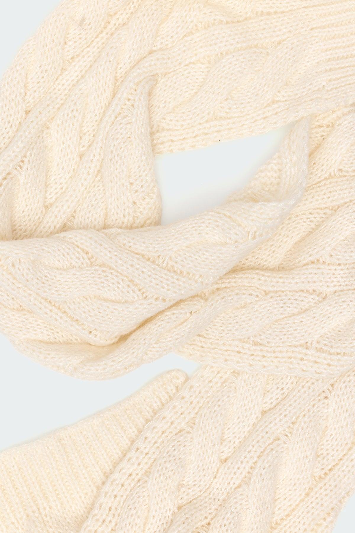 Cable Knit Scarf Product Image