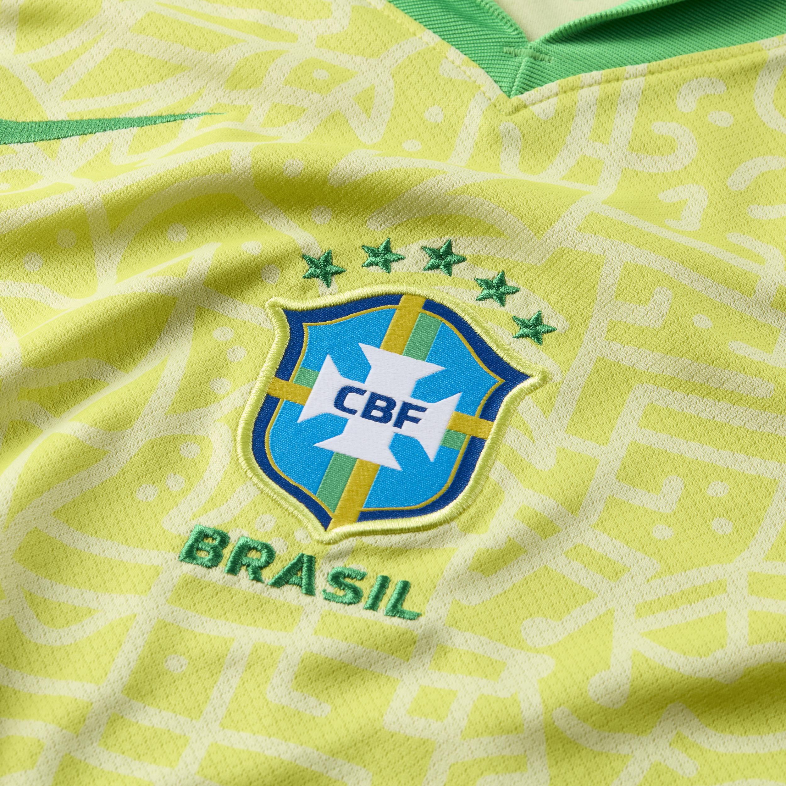 Brazil 2024 Stadium Home Nike Women's Dri-FIT Soccer Replica Jersey Product Image