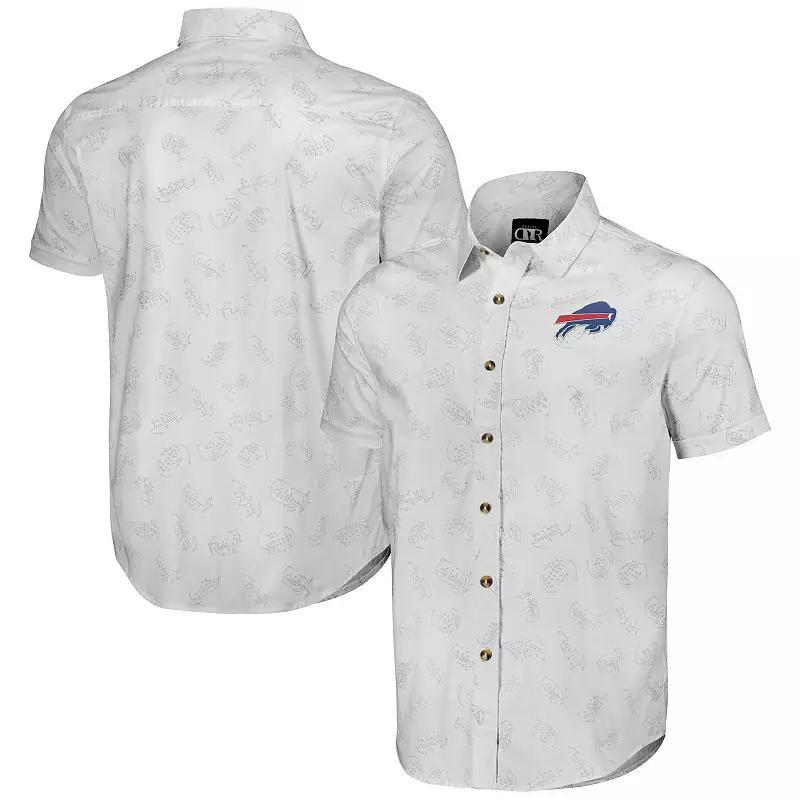 Mens NFL x Darius Rucker Collection by Fanatics Buffalo Bills Woven Short Sleeve Button Up Shirt Product Image