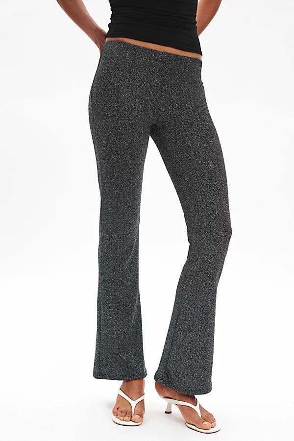 Silence + Noise Bella Shimmer Pull-On Flare Pant Womens at Urban Outfitters Product Image