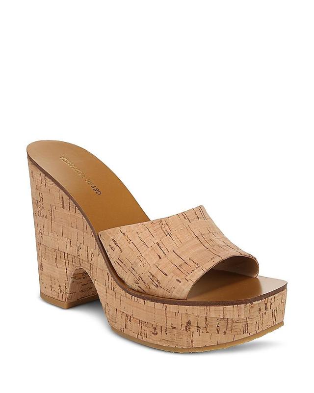 Veronica Beard Womens Paulita Slip On Platform High Heel Sandals Product Image
