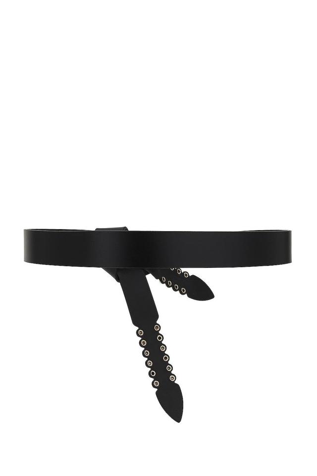 Womens Lecce Studded Leather Knotted Belt Product Image