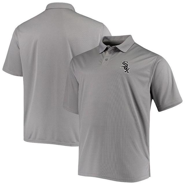 Mens Fanatics Gray Chicago White Sox Big Tall Solid Birdseye Polo Shirt Product Image