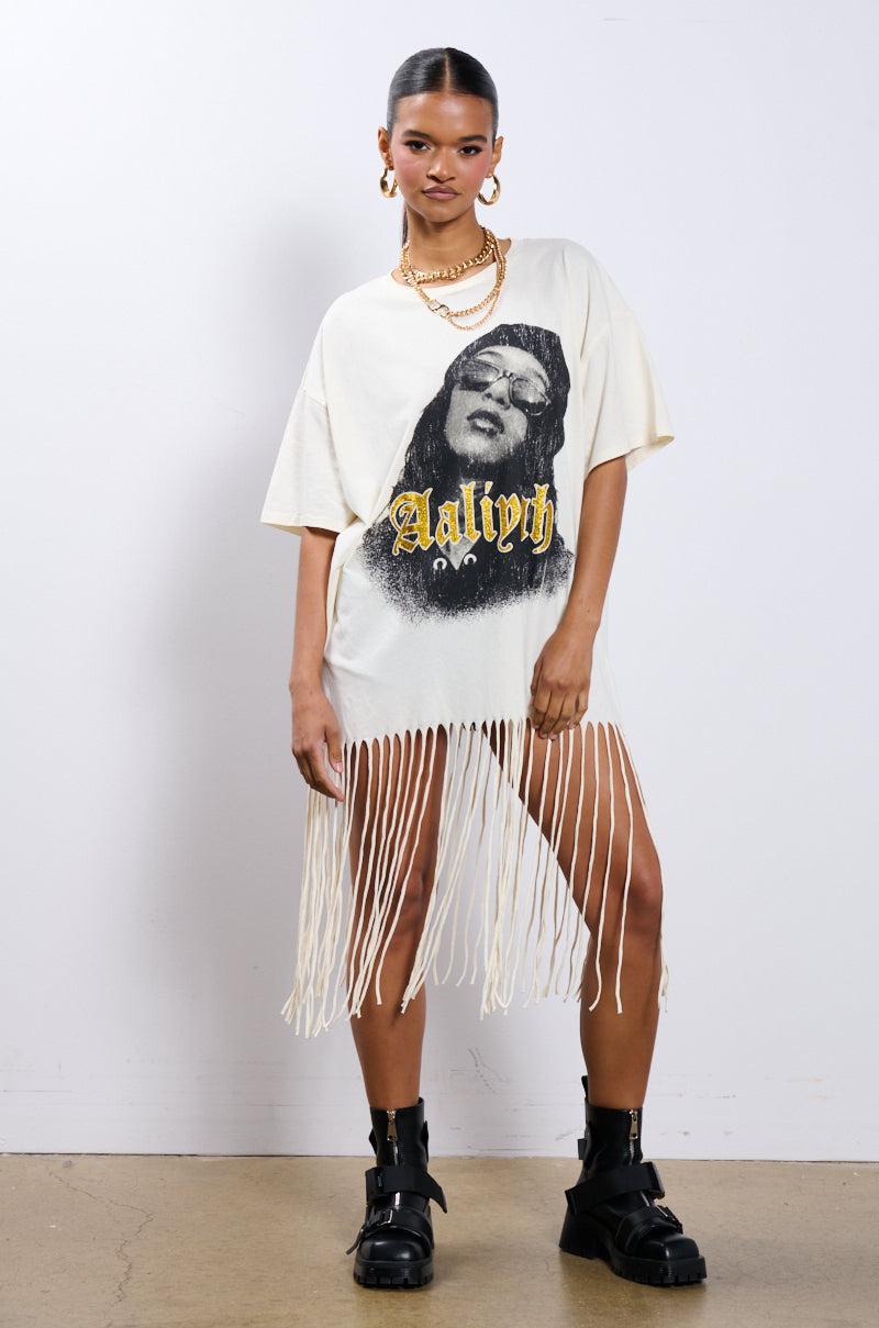 AALIYAH OVERSIZED SHIRT DRESS Product Image