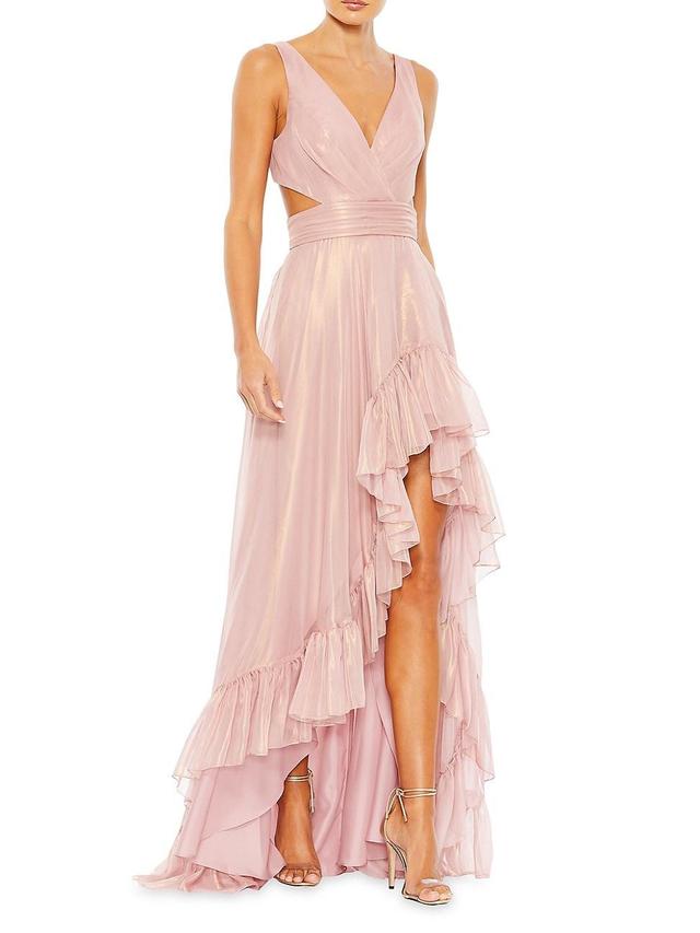 Womens Ieena High-Low Ruffle Gown Product Image