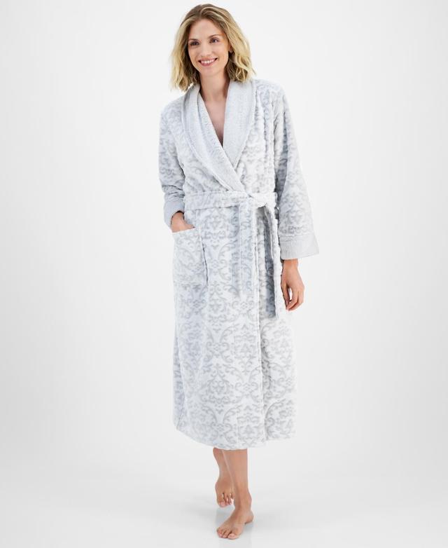 Charter Club Womens Long Embossed Plush Robe, Created for Macys Product Image