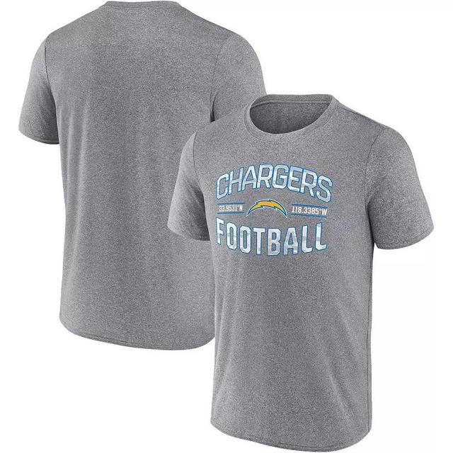 Mens Fanatics Branded Heathered Gray Los Angeles Chargers Want To Play T-Shirt Product Image