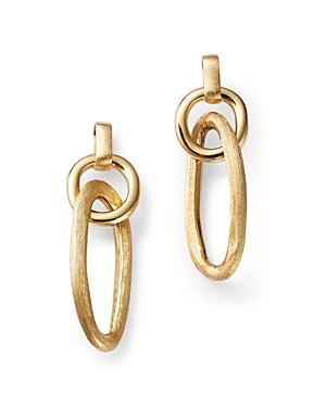 Womens Jaipur 18K Yellow Gold Mixed-Link Earrings Product Image