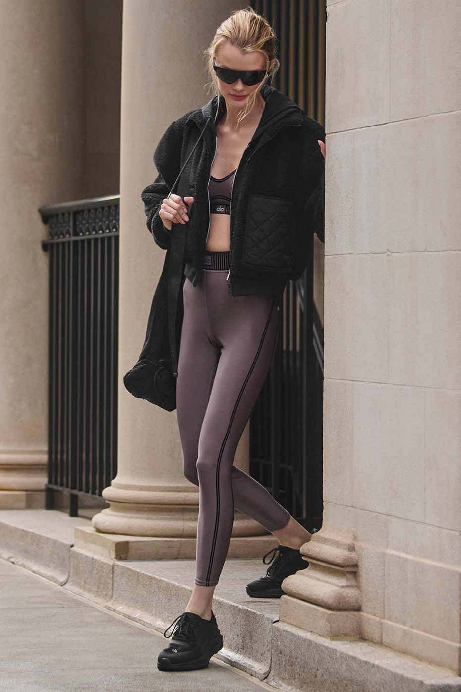 Airlift High-Waist 7/8 Line Up Legging - Raisinette Female Product Image