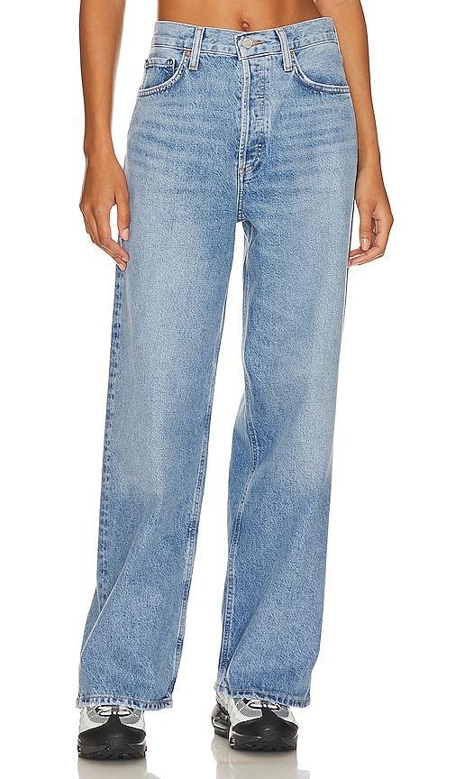 AGOLDE Low-Slung Baggy Jeans By AGOLDE in Blue Size 25 Product Image